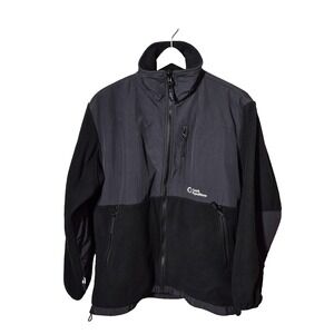 Quark Expeditions Fleece Jacket Mens M Black  Full Zip Outdoor Travel